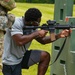 Cincinnati Bengals Shoots M4 Rifles with the 373rd Quartermaster Battalion