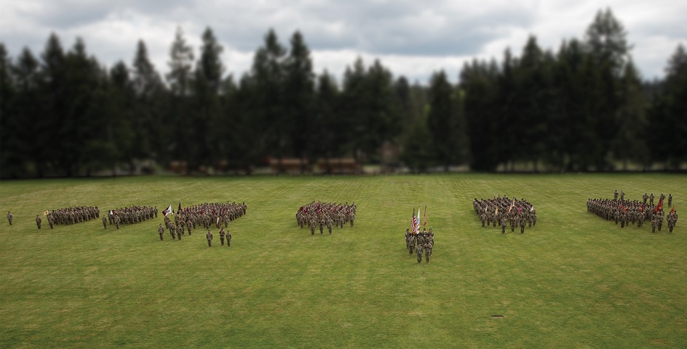 593rd ESC Change of Command Ceremony