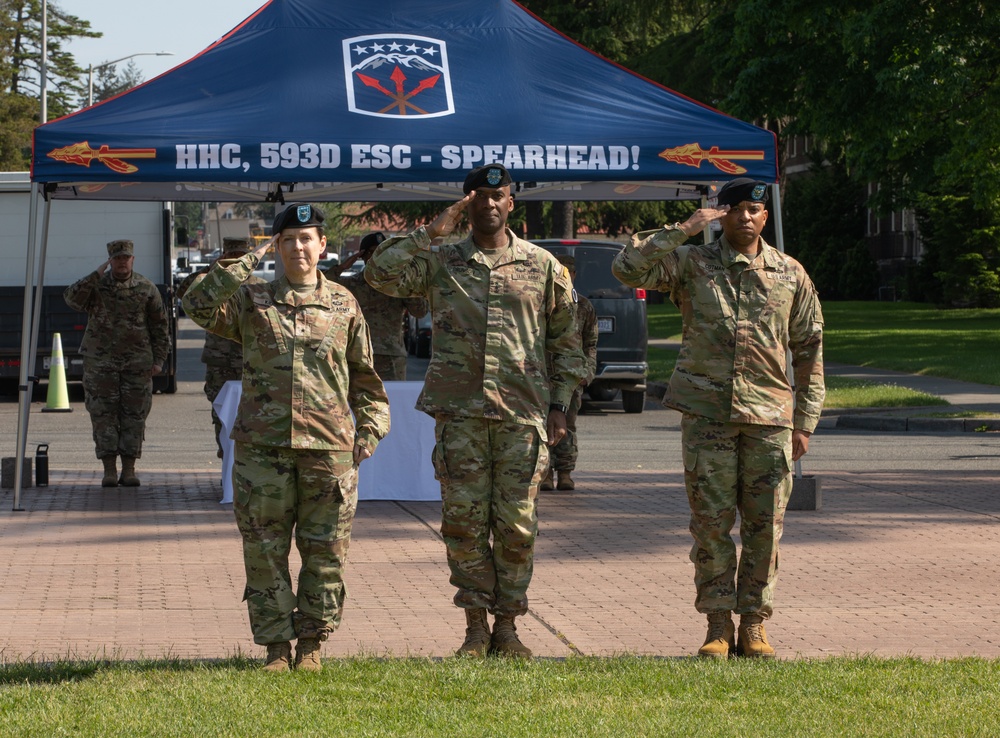 DVIDS - Images - 593rd ESC Change of Command Ceremony [Image 3 of 5]