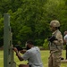 Cincinnati Bengals Shoots M4 Rifles with the 373rd Quartermaster Battalion