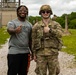 Cincinnati Bengals Shoots M4 Rifles with the 373rd Quartermaster Battalion