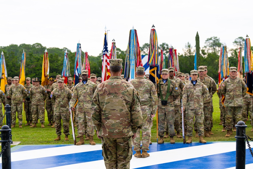 The Marne Division's Change of Command Ceremony