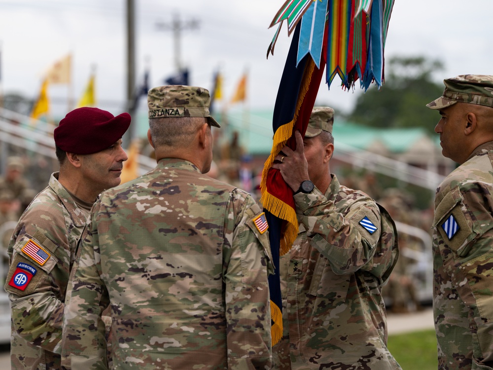 The Marne Division's Change of Command Ceremony