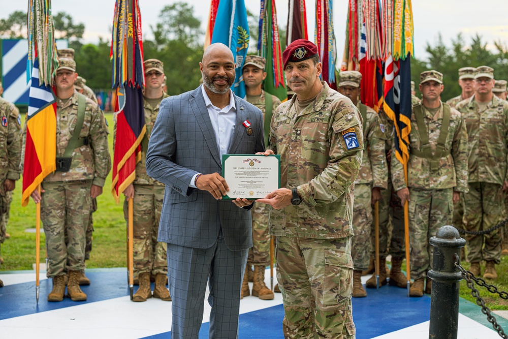 The Marne Division's Change of Command Ceremony