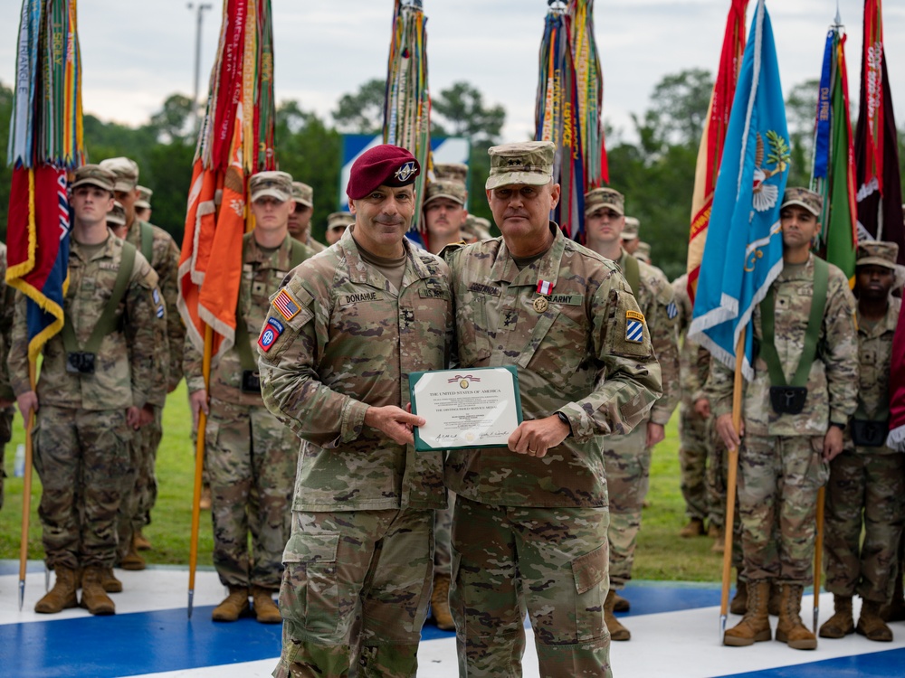 The Marne Division's Change of Command Ceremony