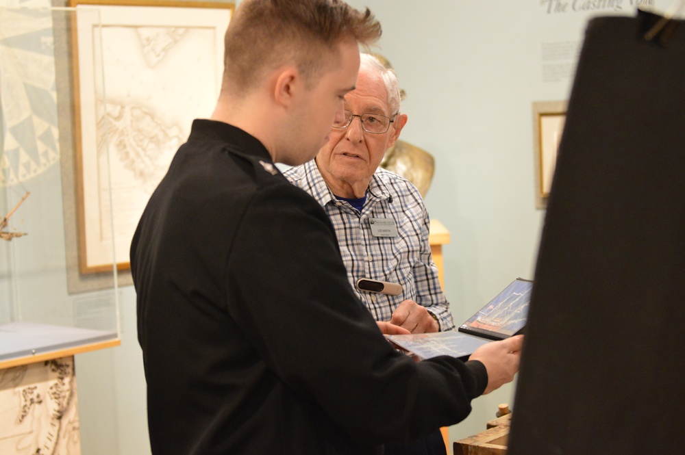 Volunteer Model Ship Builder at the Hampton Roads Naval Museum