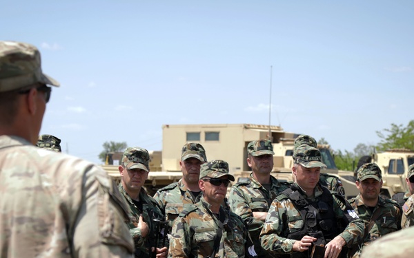 Ready to ‘stryke’ and defend: VIP escort and Stryker joint training