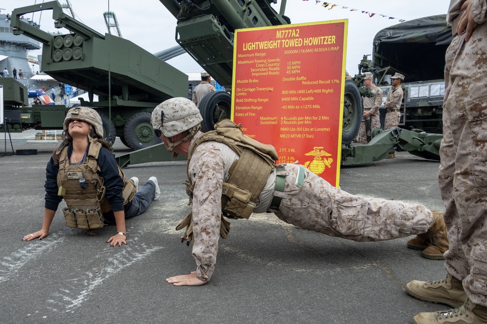 Marines, Sailors show off their capabilities at Port of Los Angeles