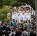 Navy Band Southwest performs at Disneyland Park during LA Fleet Week
