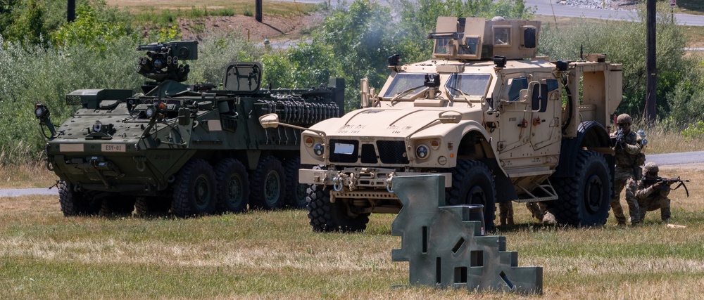 PA Army National Guard demonstration team debut