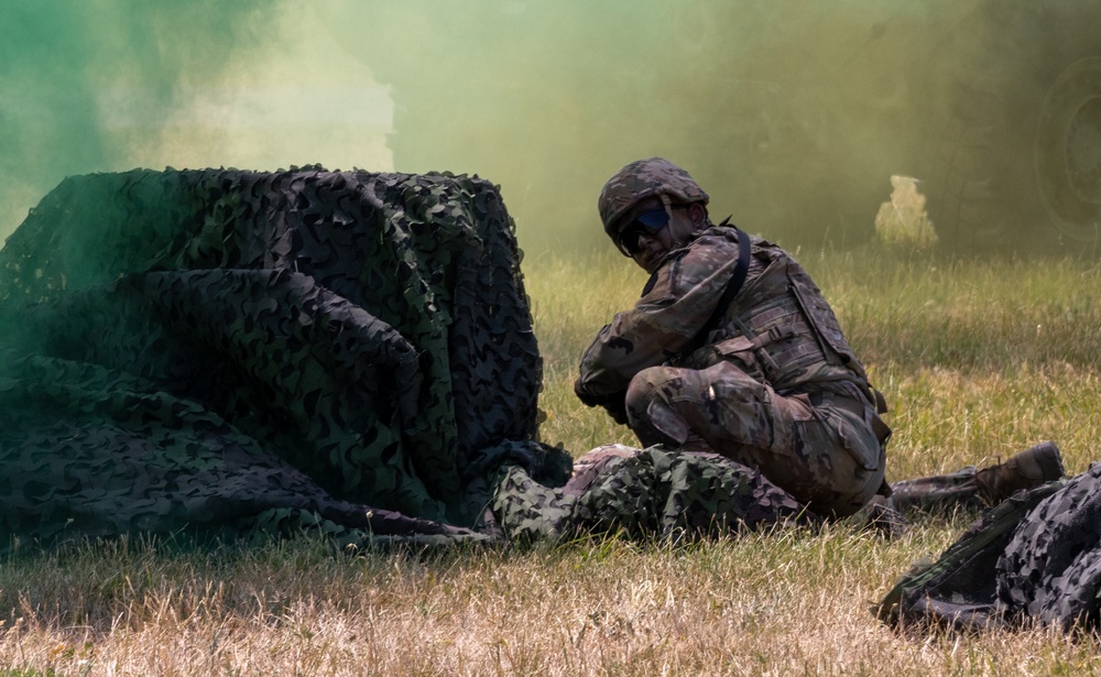 PA Army National Guard demonstration team debut