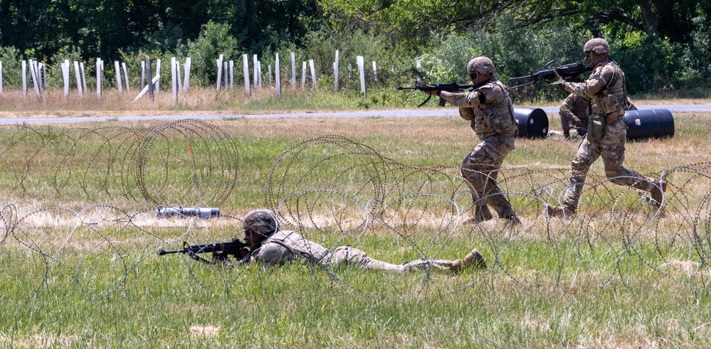 PA Army National Guard demonstration team debut