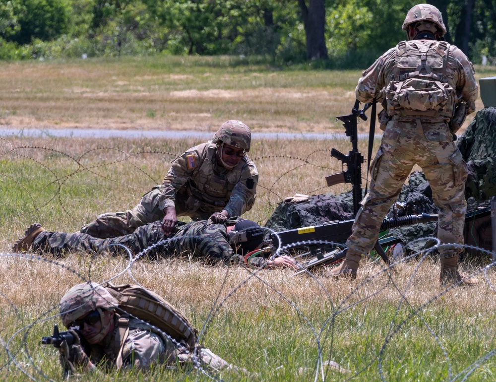 PA Army National Guard demonstration team debut