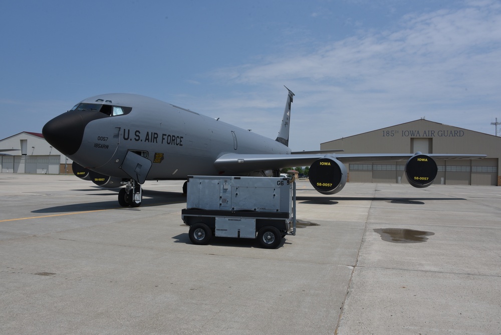 KC-135 on the ramp