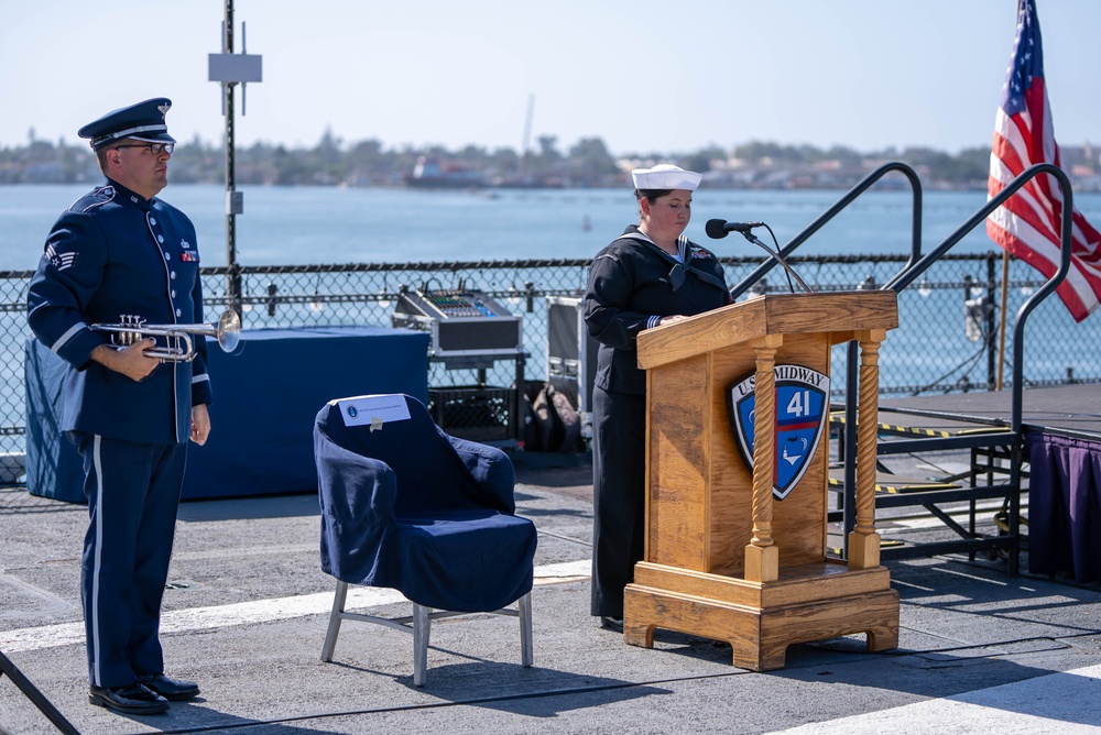 SSgt Matteri Performs Memorial Honors
