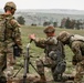 Iowa infantryman loads 60 mm mortar