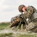 Iowa infantrymen fire 60 mm mortar