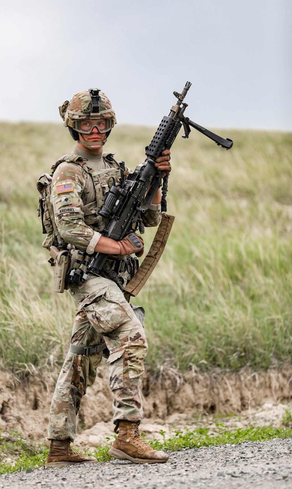 Iowa infantryman participates in squad live-fire exercise at Camp Guernsey