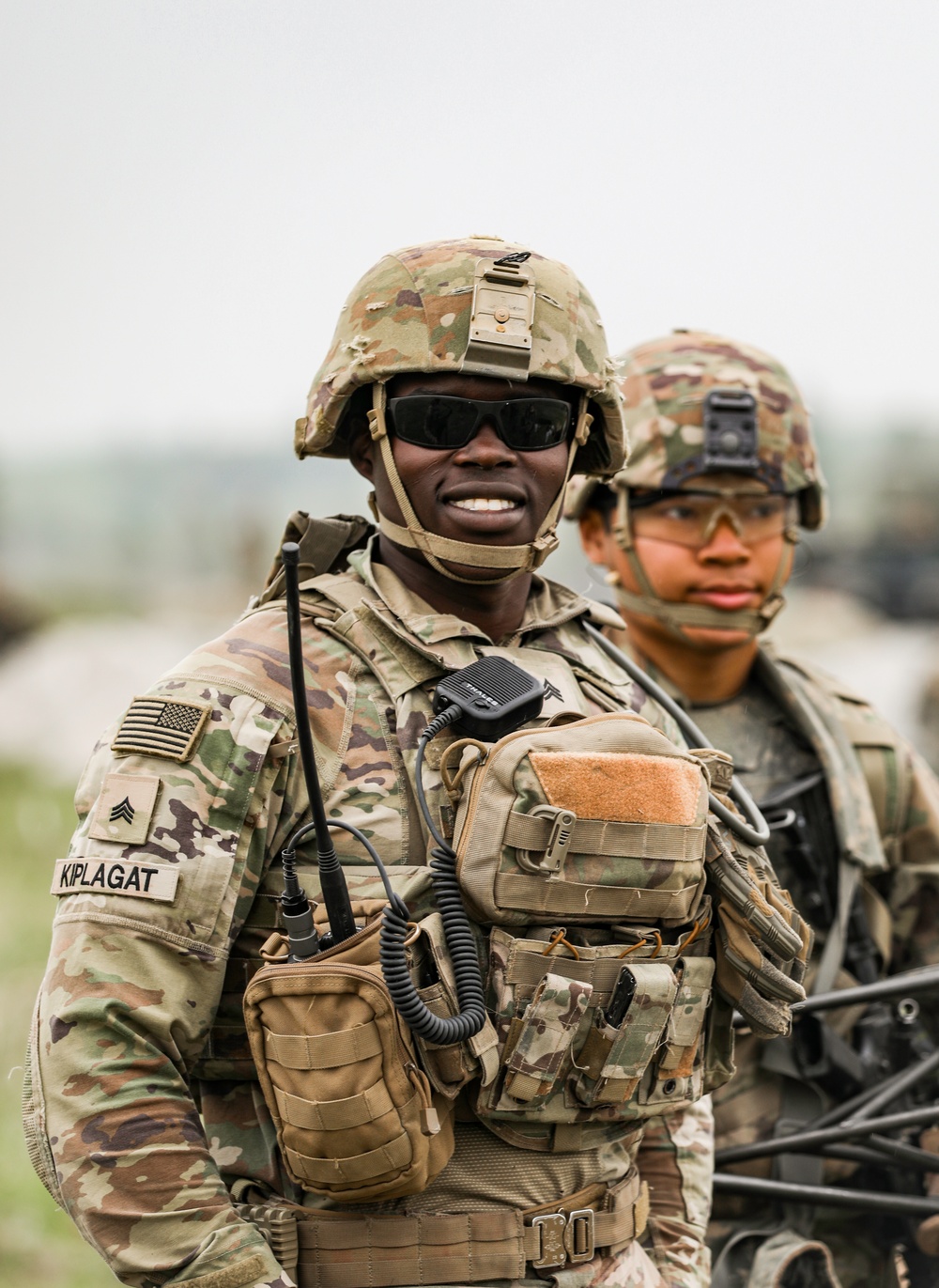 Iowa infantryman trains at Camp Guernsey