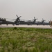 Black Hawks in line at Camp Guernsey