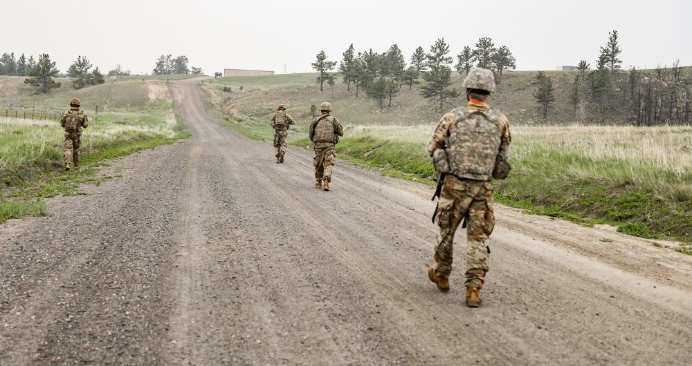 Iowa infantrymen conduct squad live-fire exercise at Camp Guernsey