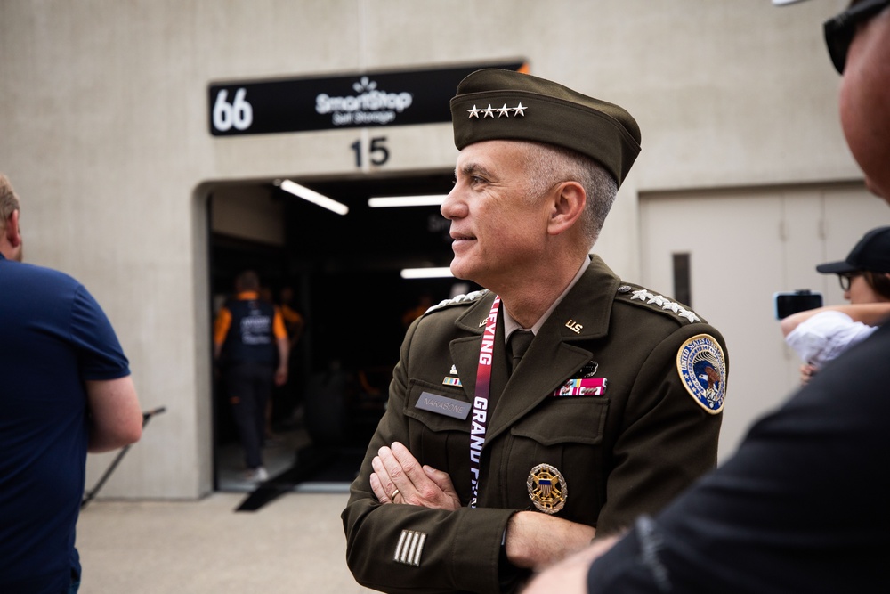 NSA Director speaks at 107th Indy 500