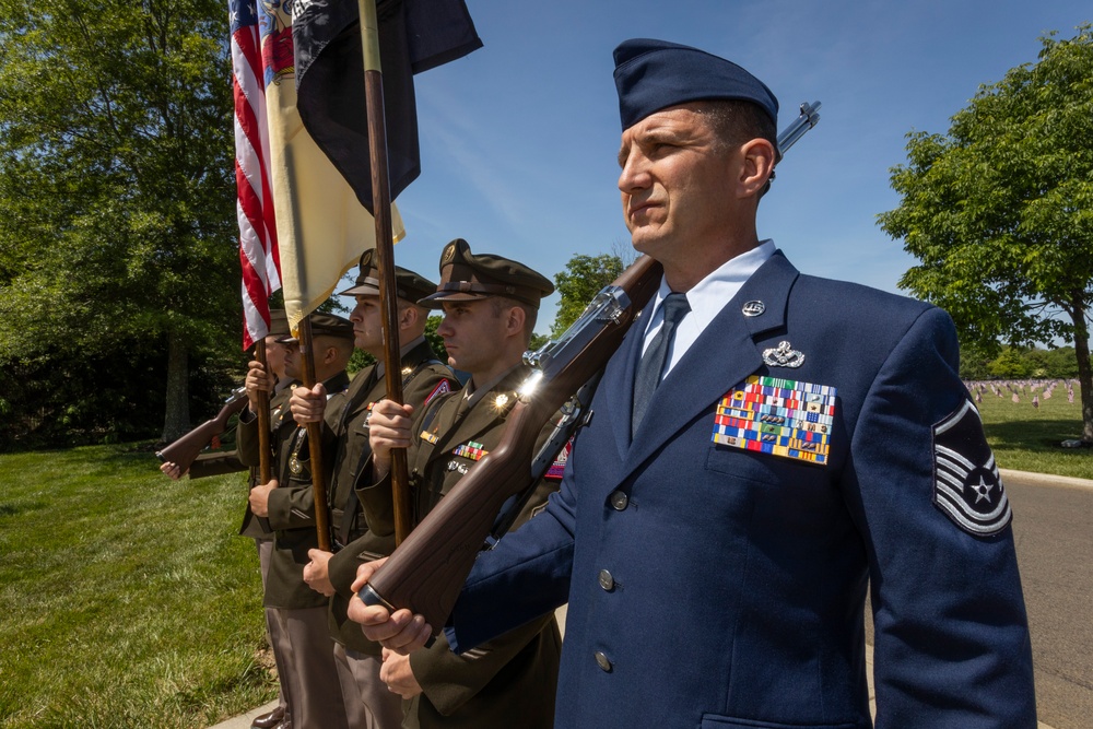 Joint Honor Guard at State Memorial Day ceremony