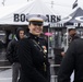 U.S. Marine Corps Silent Drill Platoon performs at the NASCAR Coca-Cola 600