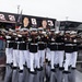 U.S. Marine Corps Silent Drill Platoon performs at the NASCAR Coca-Cola 600