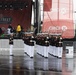 U.S. Marine Corps Silent Drill Platoon performs at the NASCAR Coca-Cola 600