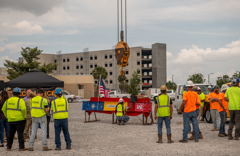 Tyndall Tops Off New Lodging