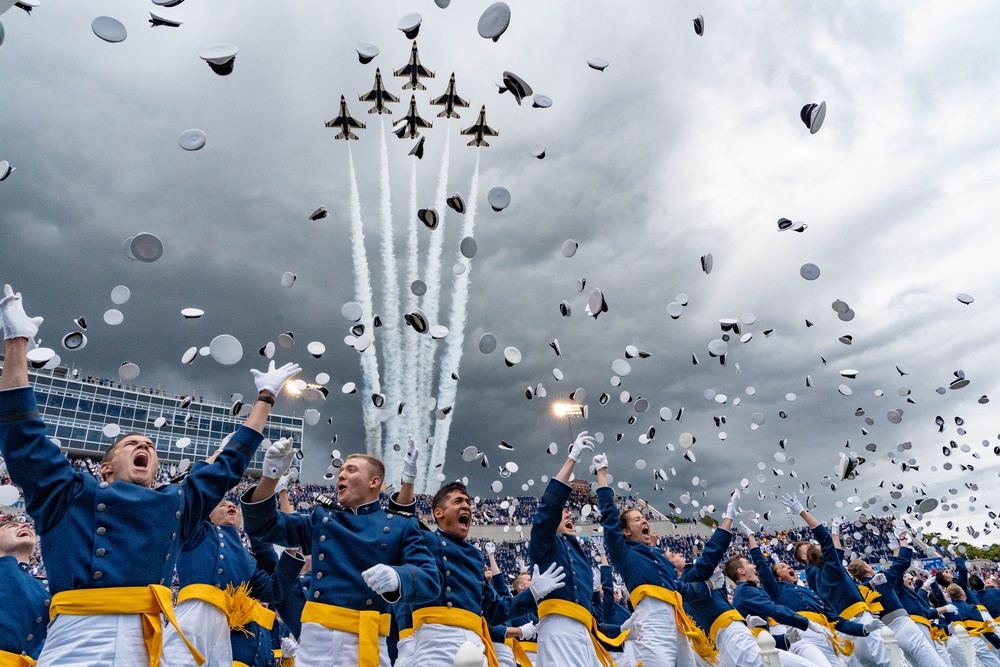 DVIDS Images Thunderbirds fly over USAFA 2023 Graduation