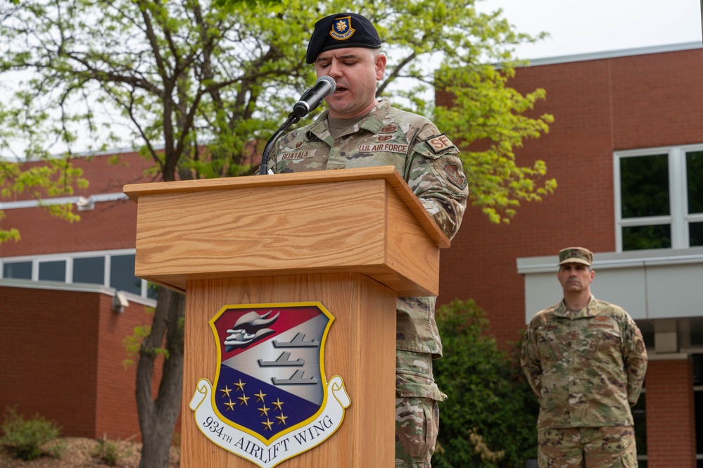 Feeling the blues: The 934th Airlift Wing celebrates National Police Week 2023