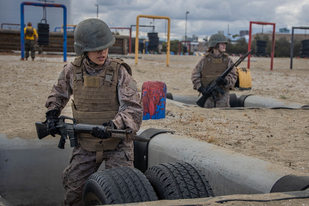 Golf Company Pugil Sticks and Bayonet Assault Course