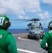 Blue Ridge Conduct Flight Operations at Sea