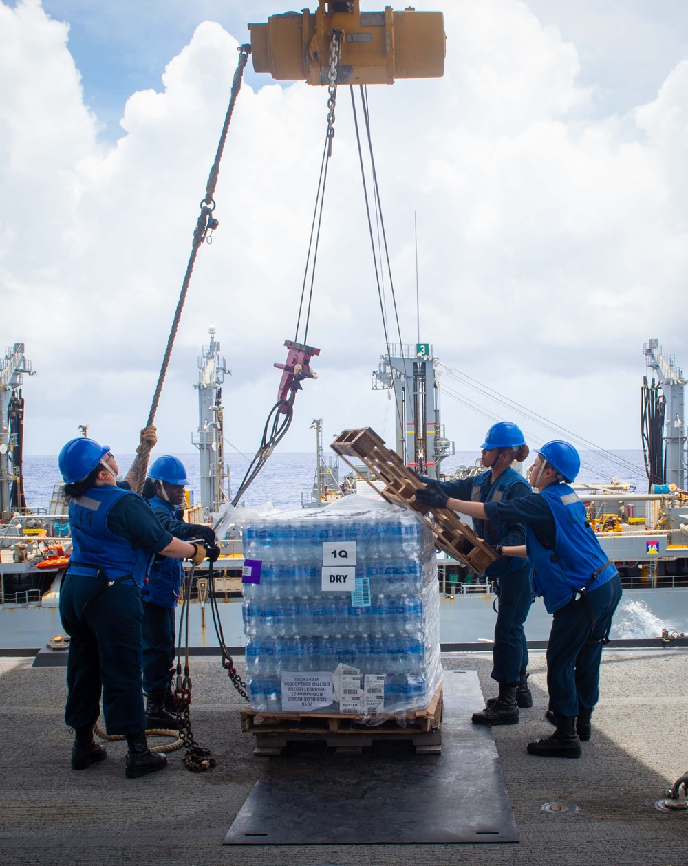 USS Blue Ridge Conducts Replenishment at Sea Operation