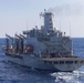 USNS Patuxent provides RAS for the USS Mesa Verde at sea