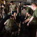 Marines assemble rafts on USS Bataan