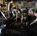 Marines assemble rafts on USS Bataan