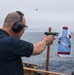 USS Shiloh Conducts Small Arms Gun Shoot