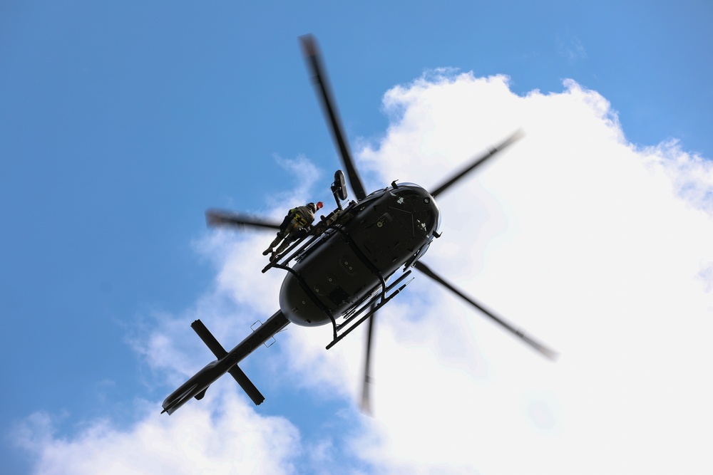 South Carolina Army National Guard conducts UH-72B Lakota air-rescue and hoisting training
