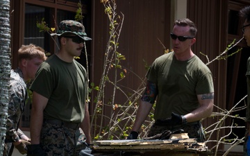 Marines assist in Typhoon Mawar recovery efforts