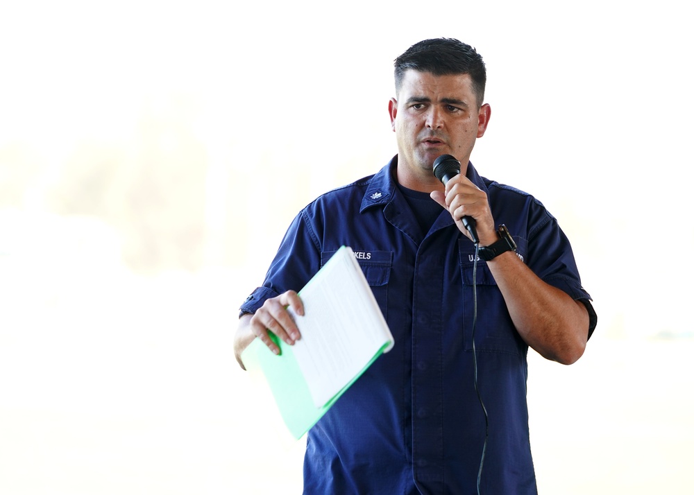 Coast Guard Forces Micronesia Sector Guam command holds town-hall meeting at Naval Base Guam