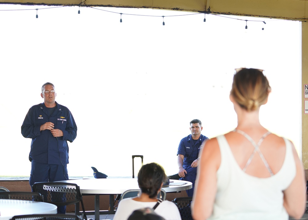 Coast Guard Forces Micronesia Sector Guam command holds town-hall meeting at Naval Base Guam