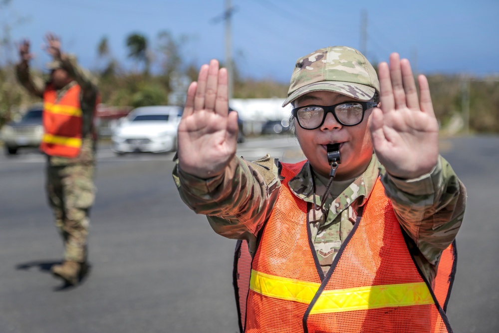 Guam Guard responds to Typhoon Mawar