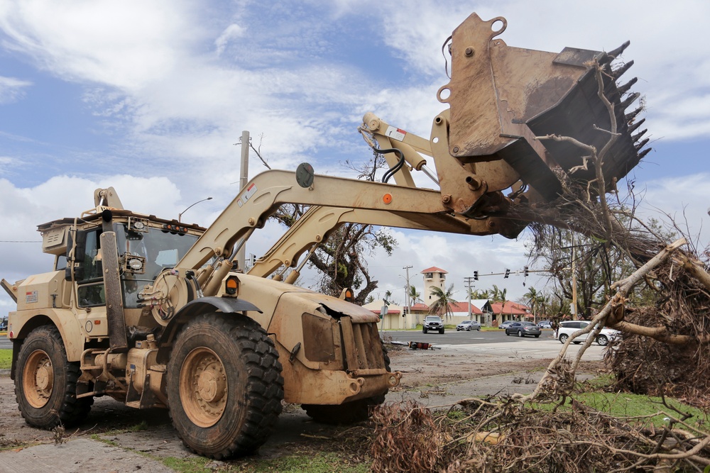 Guam Guard responds to Typhoon Mawar