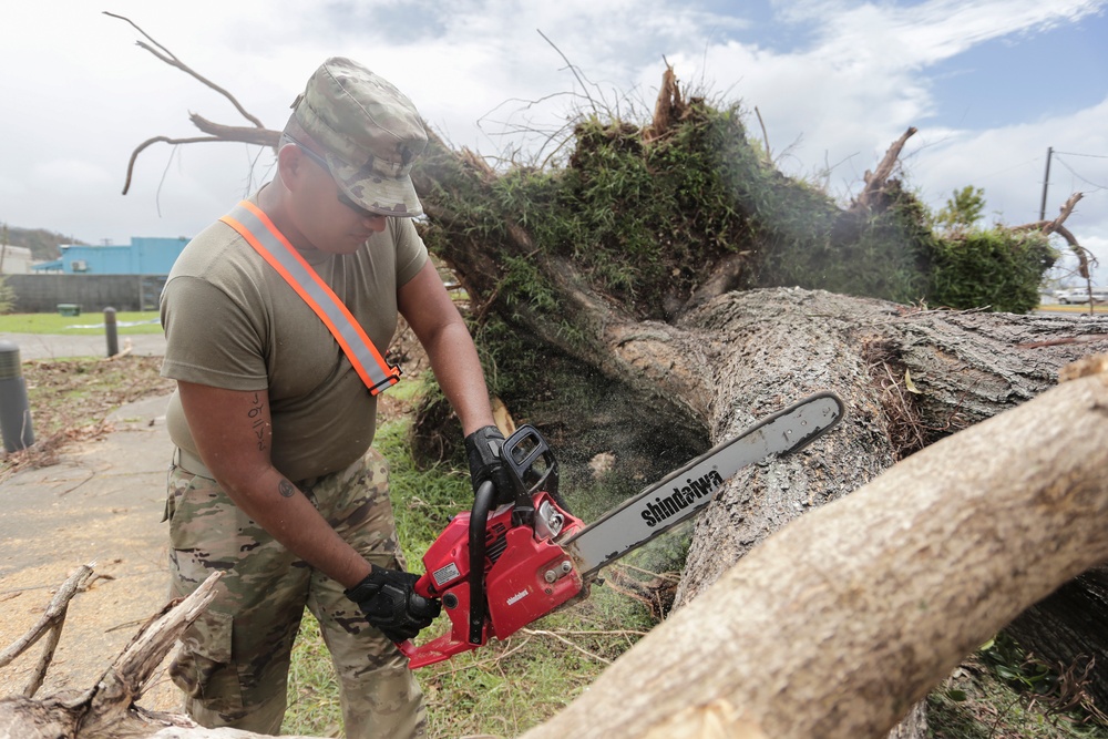 Guam Guard responds to Typhoon Mawar