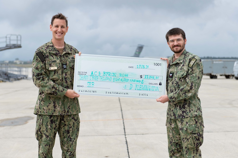 NSA Souda Bay Air Operations Reenlistments and Award