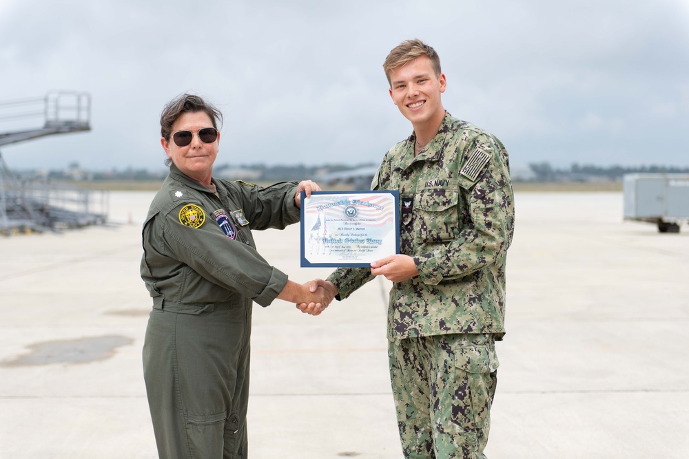 NSA Souda Bay Air Operations Reenlistments and Award