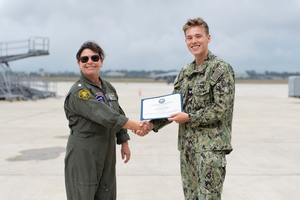 NSA Souda Bay Air Operations Reenlistments and Award